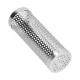Smoker Box Cylindrical Detachable Large Capacity Fruit Wood BBQ Pellet Smoker Tube for Outdoor CampingS 15.3x5.3cm