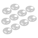 10Pcs Round Beehive Door Stainless Steel 6.8cm Rotatable Efficient High Performance Beehive Supplies