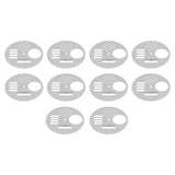 10Pcs Round Beehive Door Stainless Steel 6.8cm Rotatable Efficient High Performance Beehive Supplies