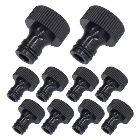 10Pcs 15mm Thread Adapter Plastic Sealable Durable Hose Connector for Courtyard GardenG3/4 Female Thread In Australia - Darrahopens
