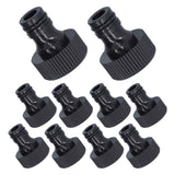10Pcs 15mm Thread Adapter Plastic Sealable Durable Hose Connector for Courtyard GardenG3/4 Female Thread In Australia - Darrahopens