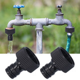10Pcs 15mm Thread Adapter Plastic Sealable Durable Hose Connector for Courtyard GardenG3/4 Female Thread