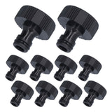 10Pcs 15mm Thread Adapter Plastic Sealable Durable Hose Connector for Courtyard GardenG1 Female Thread In Australia - Darrahopens