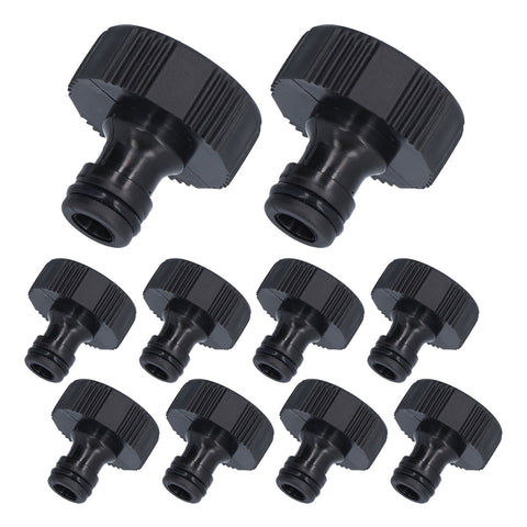 10Pcs 15mm Thread Adapter Plastic Sealable Durable Hose Connector for Courtyard GardenG1 Female Thread In Australia - Darrahopens