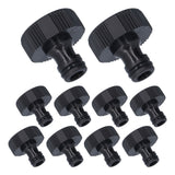 10Pcs 15mm Thread Adapter Plastic Sealable Durable Hose Connector for Courtyard GardenG1 Female Thread In Australia - Darrahopens