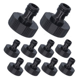 10Pcs 15mm Thread Adapter Plastic Sealable Durable Hose Connector for Courtyard GardenG1 Female Thread In Australia - Darrahopens