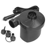 12V Air Pump ABS Electric Inflation Pump with 3 Nozzles Powerful Portable for Inflatable Toy Boat