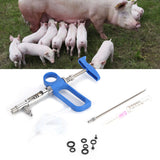 2ml Vaccine Syringe Type C Continuous Syringe Injector for Chicken Pig Sheep Ducks Animal Livestock Supplies