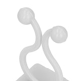 100PCS Plant Climbing Wall Fixture Wall Vines Fixing Clip Self Adhesive Branch Fixture Securing ClipWhite