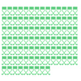 100PCS Plant Climbing Wall Fixture Wall Vines Fixing Clip Self Adhesive Branch Fixture Securing ClipGreen