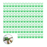 100PCS Plant Climbing Wall Fixture Wall Vines Fixing Clip Self Adhesive Branch Fixture Securing ClipGreen
