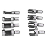 8Pcs Wood Plug Drill Bit Cutter Carbon Steel Industrial Barrel Claw Type Durable Wood Cutter for Electric Drill In Australia - Darrahopens