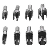 8Pcs Wood Plug Drill Bit Cutter Carbon Steel Industrial Barrel Claw Type Durable Wood Cutter for Electric Drill In Australia - Darrahopens