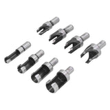 8Pcs Wood Plug Drill Bit Cutter Carbon Steel Industrial Barrel Claw Type Durable Wood Cutter for Electric Drill In Australia - Darrahopens
