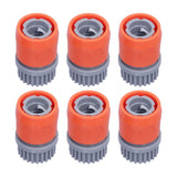 6Pcs Hose Connector Plastic Durable Anti Strong Acid Anti Rust Suction Head Pipe Adapter for Swimming Pool GardenUS Standard