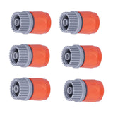 6Pcs Hose Connector Plastic Durable Anti Strong Acid Anti Rust Suction Head Pipe Adapter for Swimming Pool GardenUS Standard