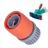 6Pcs Hose Connector Plastic Durable Anti Strong Acid Anti Rust Suction Head Pipe Adapter for Swimming Pool GardenUS Standard