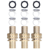 3 Set 3/4in Female Male Thread Garden Hose Repair Connector for 3/4in Or 5/8in Garden Hose Fitting In Australia - Darrahopens