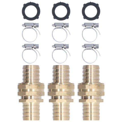 3 Set 3/4in Female Male Thread Garden Hose Repair Connector for 3/4in Or 5/8in Garden Hose Fitting In Australia - Darrahopens