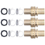 3 Set 3/4in Female Male Thread Garden Hose Repair Connector for 3/4in Or 5/8in Garden Hose Fitting In Australia - Darrahopens