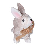 Rabbit Sculpture Simulation Resin Rabbit Ornament Environmentalliy Friendly and Durable for Family and BedroomRabbit A