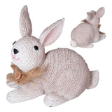 Rabbit Sculpture Simulation Resin Rabbit Ornament Environmentalliy Friendly and Durable for Family and BedroomRabbit A