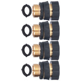 4Set Universal Hose Quick Connectors with Gaskets Brass Adapter Fittings Leakproof for Garden Irrigation In Australia - Darrahopens