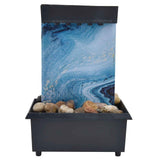 3V USB Marble Water Fountain Ornaments LED Tabletop Fountain with Stones for Home Office Table Decoration In Australia - Darrahopens