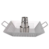 Beer Can Chicken Pan Food Grade Stainless Steel Beer Can Chicken Roaster Stand Holder with 2 Handle for Grill and Smoker In Australia - Darrahopens