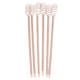 6PCS Electroculture Plant Stakes 12 Inch Natural Wood Stake Wrapped with Pure Copper Coil Gardening Antennas for Growing Garden Plants Vegetables In Australia - Darrahopens