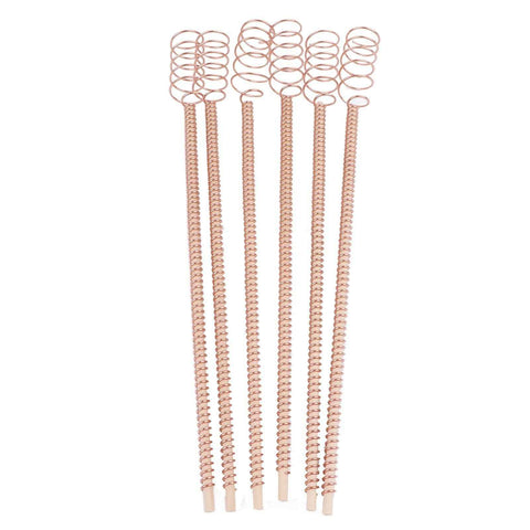 6PCS Electroculture Plant Stakes 12 Inch Natural Wood Stake Wrapped with Pure Copper Coil Gardening Antennas for Growing Garden Plants Vegetables In Australia - Darrahopens