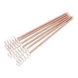 6PCS Electroculture Plant Stakes 12 Inch Natural Wood Stake Wrapped with Pure Copper Coil Gardening Antennas for Growing Garden Plants Vegetables In Australia - Darrahopens