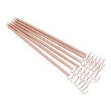 6PCS Electroculture Plant Stakes 12 Inch Natural Wood Stake Wrapped with Pure Copper Coil Gardening Antennas for Growing Garden Plants Vegetables In Australia - Darrahopens