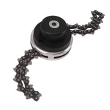 Chain Trimmer Head Replacement Lawn Mower Chain Weed Trimmer Head Outdoor Gardening Tool Abrasion Resistant Cordless Black In Australia - Darrahopens