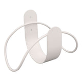 Stainless Steel Garden Hose Bracket Wall Mount Strong Load Bearing Garden Hose Storage Holder Easy To Install Hose Hanger White