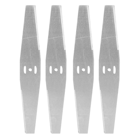 4PCS Lawn Mower Blades Stainless Steel Electric Grass Trimmer Cutter Blade Replacement Set for Yard and Garden Weeder Tool