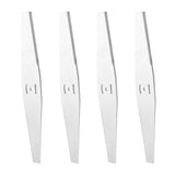 4PCS Lawn Mower Blades Stainless Steel Electric Grass Trimmer Cutter Blade Replacement Set for Yard and Garden Weeder Tool