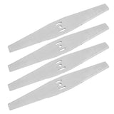 4PCS Lawn Mower Blades Stainless Steel Electric Grass Trimmer Cutter Blade Replacement Set for Yard and Garden Weeder Tool