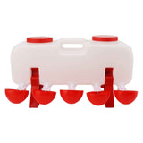 10L Chicken Waterer Semi Automatic Poultry Water Feeder Chicken Coop Accessories for Ducks Goose In Australia - Darrahopens