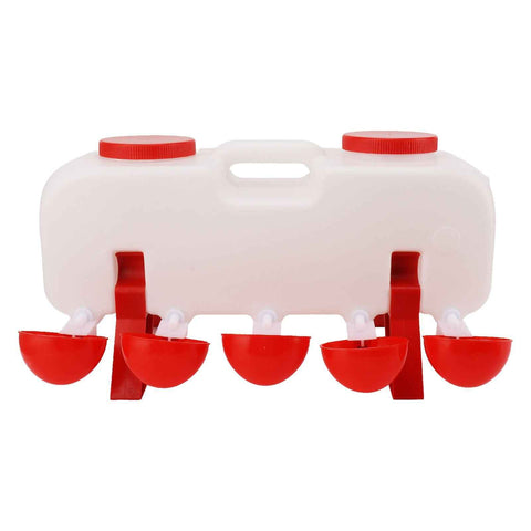 10L Chicken Waterer Semi Automatic Poultry Water Feeder Chicken Coop Accessories for Ducks Goose In Australia - Darrahopens