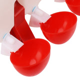 10L Chicken Waterer Semi Automatic Poultry Water Feeder Chicken Coop Accessories for Ducks Goose