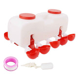 Automatic Chicken Waterer 10L Large Poultry Drinking Cups with 10pcs Bowls for Duck Goose In Australia - Darrahopens
