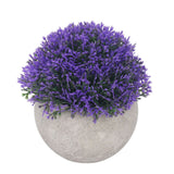 3PCS Artificial Potted Plant Fake Plants Realistic Round Base Long Lasting Easy Maintenance Simulated Decor for Home