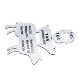 Meat Temperature Magnet Animal Internal Temperature Guide Acrylic Beef Pork Chicken Fish Grill Accessory for BBQ Cooking