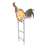 Rooster Wind Spinner Metal Iron Windmill Decorative Cock Wind Sculpture for Outdoor Farm Lawn Yard Patio Garden Ornaments In Australia - Darrahopens