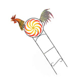 Rooster Wind Spinner Metal Iron Windmill Decorative Cock Wind Sculpture for Outdoor Farm Lawn Yard Patio Garden Ornaments In Australia - Darrahopens