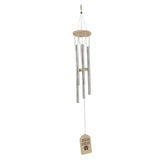Pet Memorial Wind Chimes Wooden Outdoor Sympathy Wind Chimes Dog Memorial Remembrance Gifts with Thickened Aluminum Tubes for Home Garden Decor