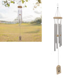 Pet Memorial Wind Chimes Wooden Outdoor Sympathy Wind Chimes Dog Memorial Remembrance Gifts with Thickened Aluminum Tubes for Home Garden Decor