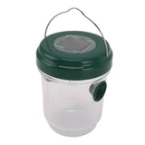 Wasp Catcher LED Solar Powered Waterproof Hornet Traps for Wasp Fruit Fly Garden Terrace Farmland Green In Australia - Darrahopens