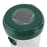 Wasp Catcher LED Solar Powered Waterproof Hornet Traps for Wasp Fruit Fly Garden Terrace Farmland Green